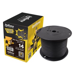 INDIANA SLY-312-BLK/100 Cable THW-LS / Calibre 14 AWG / 19 Hilos / Color Negro / Bobina 100 m (328 ft)