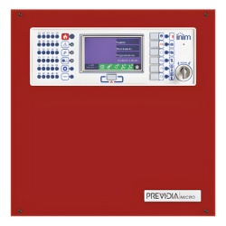INIM ELECTRONICS PREVIDIA-MSR Central de Deteccion de Incendio Convencional Previdia M-S | 4 Zonas Ampliables a 36 | Gestion de Gas 4-20 mA | Extincion EN 12094-1 | Pantalla Tactil 4.3" | Inim Cloud F