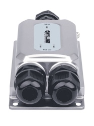 INTELLINET - 561648 - Extensor para exteriores Ultra PoE con 2 salidas Gigabit Ethernet / Dos puertos de 30 W, extiende el PoE hasta 100 m, 60 W de Presupuesto de Energía, cumple con IEEE 802.3bt/at/af, IP67 a prueba de agua, Índice IK10, Carcasa de metal