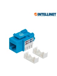 INTELLINET ITL1610007 INTELLINET 210737 - Jack RJ45 CAT6 Keystone / de impacto 110 / color azul