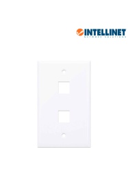 INTELLINET ITL1630002 INTELLINET 163293 - TAPA (FACEPLATE) / 2 PERFORACION / BLANCO