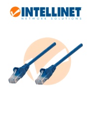 INTELLINET ITL2840013 INTELLINET 342568 PATCH CORD / Cable de red Cat6 UTP RJ45 Macho / RJ45 Macho 0.5 m / Azul (Sobre Pedido)