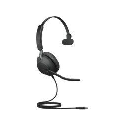 JABRA EVOLVE2-40-MONO-UC-C Jabra Evolve 2 40 Auricular mono version UC con aislamiento de ruido conexion USB-C y indicador de ocupado (Busylight) (24089-889-899)