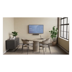 JABRA PANACASST-U30 Barra de Video Inteligente / 4K / Campo de Visión 120° Horizontal (132° Diagonal) / 6 Micrófonos / USB-C 3.2 Gen 1 / BYOD Plug and Play / Encuadre Inteligente con IA / Altavoz Dúplex Integrado - Img 5