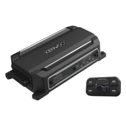 JVC KENWOOD KAC-M5024BT Amplificador de audio de 4 canales con control remoto y con conexion Bluetooth de 600 W de salida maxima