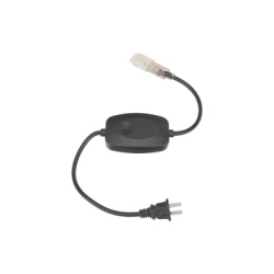 JWJ JLP-M09 Adaptador de corriente con control de funciones manual para manguerea Neon LED RGB JUML-5050-03.