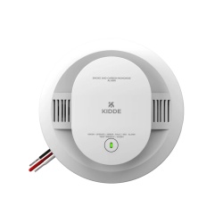 KIDDE 30CUAR Alarma combinada de humo y monoxido de carbono cableada a 120V CA con respaldo de bateria AA interconectable paquete de 6 - Img 2