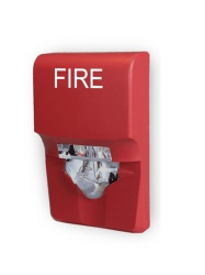 KIDDE KID1450004 KIDDE F_EG1VRF - Luz Estroboscopica Compacta / 15-75 DC / Roja / Logo FIRE
