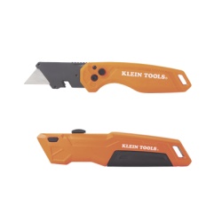 KLEIN TOOLS 44312 Juego de Navajas Multiusos Deslizable y Plegable de 135Âº o 180Âº con Boton de liberacion Rapida y Facil