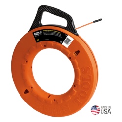 KLEIN TOOLS 560-59 Guias Jalacables de Fibra de Vidrio Multirranuradas / Diseno de Baja Friccion / Rendimiento de Fibra de Vidrio a Costo 25% Mas Bajo / No Conductoras / Guia de Espiral de Acero de 7