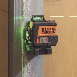 KLEIN TOOLS 93CPLG Nivel Laser de 3 Planos de Color Verde de 360º y 30.5 m. de alcance Compacto con Base Magnetica y para Tripoide - Img 2