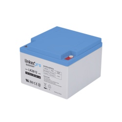 LINKEDPRO BY EPCOM LK2612 Bateria de respaldo 12 V | 26 Ah AGM | Especial para Seguridad Electronica | UPS | Sistemas de Emergencia | Vida util 5 anos | Terminales M5