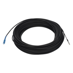LINKEDPRO BY EPCOM LP-50-SCU Rollo de Fibra Optica Drop Redonda G657A2 Monomodo Simplex de 50 Metros (164 Pies) con Conectores SC/UPC-SC/UPC para Instalaciones Aereas Subterraneas o a la Intemperie