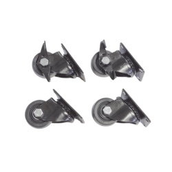 LINKEDPRO BY EPCOM LP-CAST-72-SET Juego de 4 Ruedas para Gabinetes Linkedpro Terminacion R2 (2 con freno 2 libres)