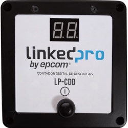 LINKEDPRO BY EPCOM LP-CDD Contador Digital Descargas Atmosfericas / Pantalla Digital / IP65 Exterior / Bateria 3V / Rango -20Â°C a 60Â°C / 120x120x60 mm (4.7x4.7x2.4 in)