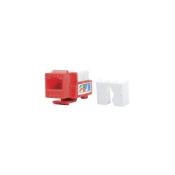 LINKEDPRO BY EPCOM LP-KJ-505-RD Modulo Jack Keystone Cat5e con Terminacion 110 (Punchdown) para Faceplate - Color Rojo