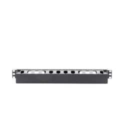 LINKEDPRO BY EPCOM LP-ORG-01 Organizador de Cables Horizontal de 1U para Rack de 19" Fabricado en Polimero Resistente a Deformaciones y Rayones