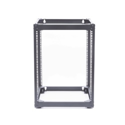 LINKEDPRO BY EPCOM LP-RPP-1914 Rack Abierto de 4 Postes Instalacion Pared o Piso de 14 Unidades Ideal para Equipo de Audio!