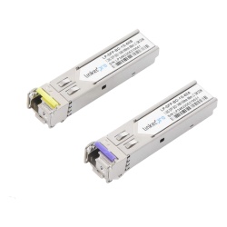 LINKEDPRO BY EPCOM LP-SFP-BD-1G-60 Transceptores Opticos Bidireccionales SFP (Mini-Gbic) / Monomodo 1490 & 1550 nm / 1.25 Gbps / 1000BASE-BX / Conector LC/UPC Simplex / DDM / Hasta 60 km / 2 Piezas