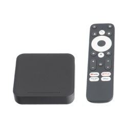 LINKEDPRO BY EPCOM LP1-STB-WIF5-UHD STB 4K Android con Google TV / Alto Rendimiento / Conexion Wi-Fi y por Cable / Control Remoto Bluetooth / Salida HDMI