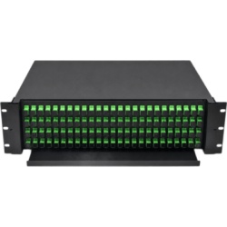 LINKEDPRO BY EPCOM LPODF96SCA Distribuidor de Fibra Óptica (ODF) para 96 Empalmes, con 96 Acopladores SC/APC y 96 Pigtails SC/APC, para Rack de 19, 3 UR