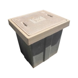 LINKEDPRO BY EPCOM LPRL1T3T Registro de Telecomunicaciones L1T Ligero 1 Tapa Resistencia 3 Toneladas Uso Peatonal
