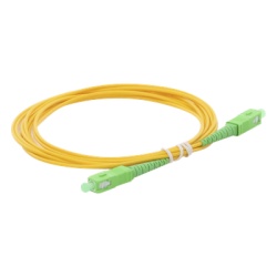 LINKEDPRO BY EPCOM LPSM2SCASCAS3 Jumper de Fibra Optica Monomodo SC/APC-SC/APC Simplex de 3 Metros (9.84 Pies) 2mm
