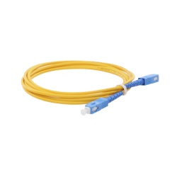 LINKEDPRO BY EPCOM LPSM3SCUSCUS2 Jumper de Fibra Optica Monomodo SC/UPC-SC/UPC Simplex de 2 Metros (6.56 Pies) 3mm