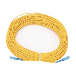 LINKEDPRO BY EPCOM LPSM3SCUSCUS40 Jumper de Fibra Optica Monomodo SC/UPC-SC/UPC Simplex de 40 Metros (131.23 Pies) 3mm