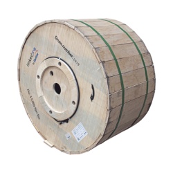 LINKEDPRO BY FIBERHOME MINI-ADSS-08C/4KM Carrete de 4 Kilometros de Fibra Optica Aerea Mini ADSS (ASU) G.652D Monomodo de 8 Hilos Exterior Span 80 Loose Tube
