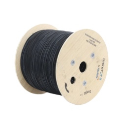LINKEDPRO BY FIBERHOME RDC1FOG657A2/2KM Carrete de 2 km de Fibra Optica Aerea Tipo Drop Redonda (Figura 0) G.657A2 Monomodo 1 Hilo Forro de 3 mm