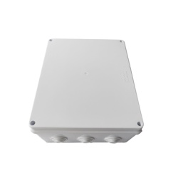 LINKEDPRO LP-WBX-300 Caja de Derivacion-Conexion para Exterior IP65 con 12 Entradas / 300 x 250 x 120 mm / Sellado Seguro con Empaque + 4 Tornillos / Resiste Agua Polvo y Sol Directo