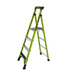 Little Giant Ladder Systems MIGHTYLITE-6IA-V2 Escalera de Aluminio + Fibra de Vidrio de 1.8m con Soporte para Herramienta. !La Mas Liviana del Mundo! (SKU:15406-001)