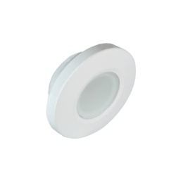 LUMITEC 112528 Luz led marina serie Orbit emite luz de colores blanco rojo y azul de 210 lumenes para uso interior o exterior fabricado bajo norma de proteccion IP67.