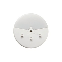 LUTRON ELECTRONICS LRF2DCRBWH Sensor de luz natural inalambrico Radio Powr Savr de montaje en techo rango 0-1600 lx bateria con 10 anos de vida tecnologia Clear Connect para sistemas Lutron
