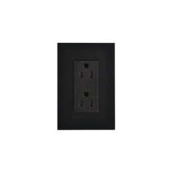 LUTRON ELECTRONICS LTRF15TRBL Tomacorriente receptaculo color negro 15A.