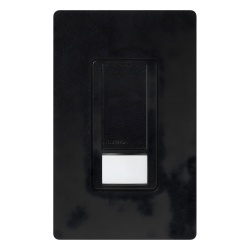 LUTRON ELECTRONICS MS-OPS5M-MN Apagador Maestro con sensor de ocupacion y vacancia PIR 5 A en iluminacion y 3 A en ventilador 120 V unipolar o 3 vias tecnologia XCT acabado satinado Midnight