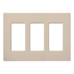 LUTRON ELECTRONICS SC3TP PLACA DE PARED 3 ESPACIOS