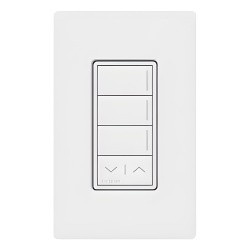 LUTRON RADIORA 3 RRSTHN3RLSW Botonera hibrida Sunnata de 3 botones con subir/bajar dimmer y teclado integrados en un solo dispositivo para RadioRA 3 - Img 2