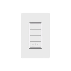 LUTRON RADIORA 3 RRSTHN3RLSW (RadioRa3) Botonera Sunnata Blanco 3 escenas y 2 botones subir/bajar para Radio RA3 programe escenas diferentes en cada boton.