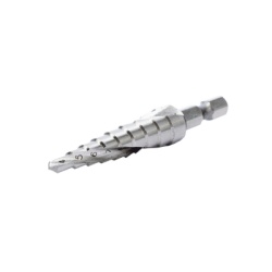 MAKITA D-40141 Broca escalonada espiral de hss 4-12 mm zanco de 1/4" hexagonal blister con una pieza.