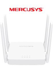MERCUSYS MER3660006 MERCUSYS AC10 - Router inalambrico AC1200 / 2 Puertos LAN 10/100 / 1 Puerto WAN 10/100 / 4 antenas externas de 5 dBi
