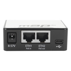MIKROTIK RBMAP2N (mAP 2n) 2 Puertos Fast Ethernet 1 Puerto MicroUSB WiFi 2.4 GHz 802.11 b/g/n - Img 2