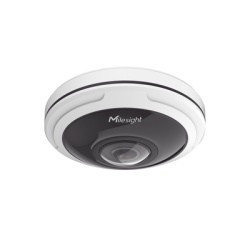 MILESIGHT MS-C9674-PA Camara de Red Panoramica AI 360Â° Ojo de Pez / 8/12MP Ultra Alta Resolucion / H.265+ Descompresion / Microfono y Audio I/O / Almacenamiento 256GB / Cumplimiento NDAA / Proteccion