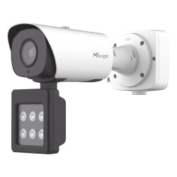 MILESIGHT TS4466-X4RWE-W Camara Bullet AI Road Traffic Pro / LPR en Tiempo Real / Luz Suplementaria IR/Blanca / 90 fps / Starvis 0.002 Lux / Super WDR 140dB / IP67