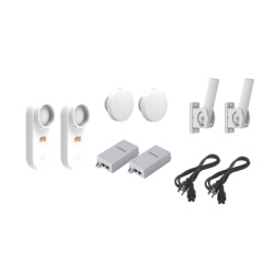 MIMOSA NETWORKS C5X-PTP-KIT1 Kit de 2 radios C5X con 2 antenas de (12 dBi) rango de frecuencia extendida (4.9 a 6.4 GHz) incluye inyector POE cable de alimentacion y 2 FLEXIMOUNT-XL para alineacion d