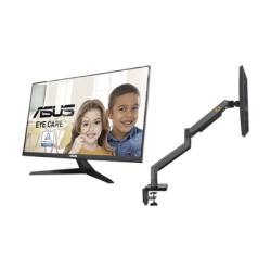 NB-EPCOM G45VY279HEK Kit de Montaje de Escritorio Articulado + Monitor Profesional Ultra Delgado 27? Full HD