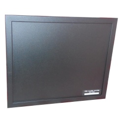 NOTIFIER DR-AA4B Puerta ciega de acero para gabinete de alarma contra incendio de un nivel sin compartimento de baterias color negro