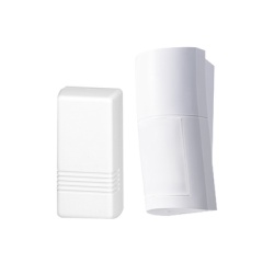 OPTEX QXI-R-WH Detector de Movimiento Pasivo con transmisor 5816 Honeywell/ Inalambrico / Altura de montaje 0.8m a 2.7 m ajustable / 100% Exterior / Compatible con serie VISTA y LYNX