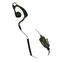 OTTO V1-EL2KB131 Kit de Microfono-Audifono en forma de gancho para KENWOOD NX-200/300/410 TK-480/2180/3180